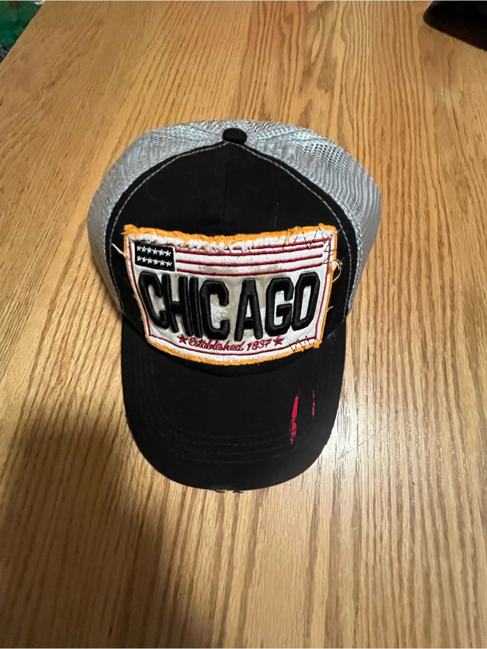 City Hats Chicago Snap Back Trucker Hat Mesh Cap NWT